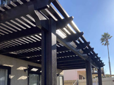 Precision General Contracting - Patio Cover Custom Wood Cover